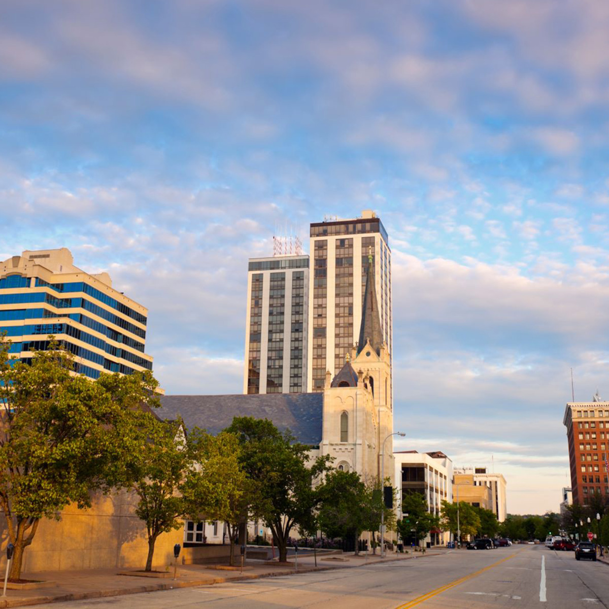 Skyline of Peoria, Illinois